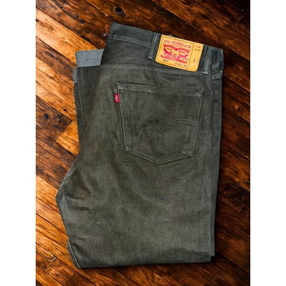 Levi’s 501 Jeans 42x30 Men White Oak Cone Denim Selvedge Rare - Picture 14 of 14